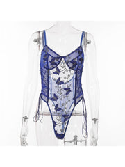 See Through High Rise Backless Sexual Bodysuits