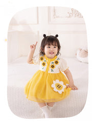 Flower Crewneck Cotton Sleepsuits