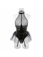 See Through High Rise Bodycon Sexual Bodysuit