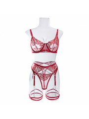 Spaghetti Straps Sleeveless Lace Sexual Sets