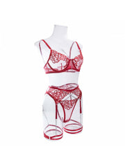 Spaghetti Straps Sleeveless Lace Sexual Sets