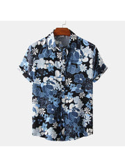 Floral Cotton Loose Shirts