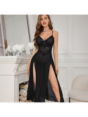 Spaghetti Straps Sleeveless High Rise Sexual Dress Sets