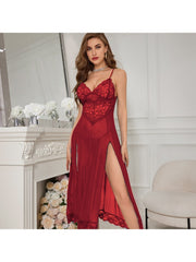 Spaghetti Straps Sleeveless High Rise Sexual Dress Sets