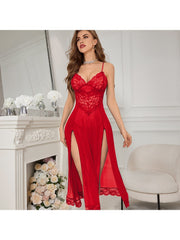 Spaghetti Straps Sleeveless High Rise Sexual Dress Sets