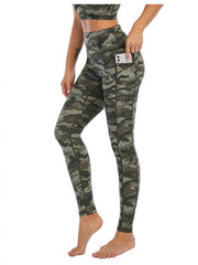 Camouflage Print High Rise Slim Sporty Leggings