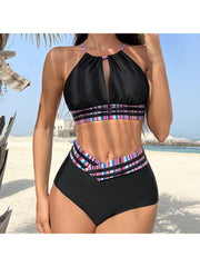 Solid Color Low Rise Fitted Bikinis