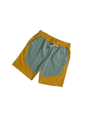 Mens Colorblock Summer Cotton Sports Short Sets