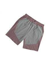 Mens Colorblock Summer Cotton Sports Short Sets