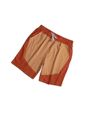 Mens Colorblock Summer Cotton Sports Short Sets