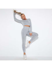 Solid Color Washed Yoga Sets