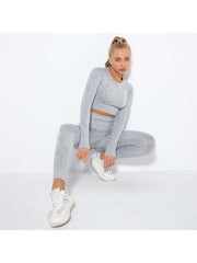 Solid Color Washed Yoga Sets