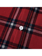 Plaid Hooded Cotton Shirts