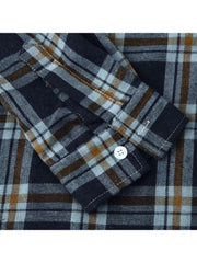 Plaid Hooded Cotton Shirts