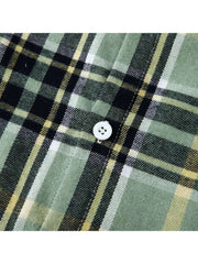 Plaid Hooded Cotton Shirts