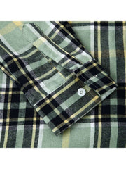 Plaid Hooded Cotton Shirts