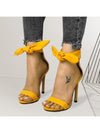 Bow Lace-Up Heels