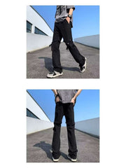 Stylish Denim Straight Pants Easy To Wear &amp; Versatile