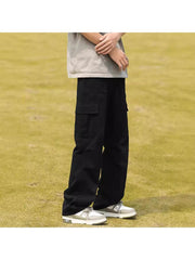 Easy-Handling Pure Color Straight Long Pant