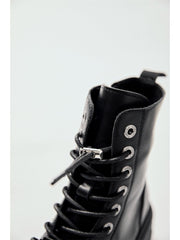 Punk Metal Decor Zipper Platforms Martin Boots