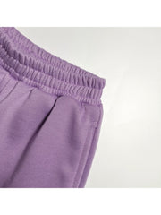 Plain Color Cropped Tank Girl Pant Sets