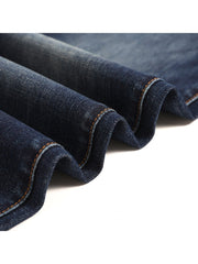 Washed Mid-rise Straight Men's Jeans