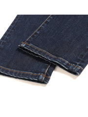 Washed Mid-rise Straight Men's Jeans