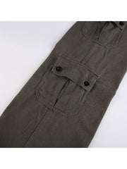 Patchwork Baggy Cargo Pants