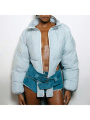 V-shape Tailored Detachable Hooded Bare Waist Coats