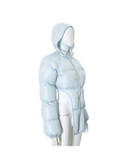 V-shape Tailored Detachable Hooded Bare Waist Coats