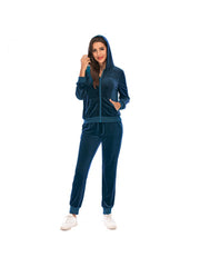 Pure Color Ankle-tied Athleisure Plus Size Pant Sets