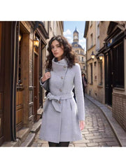 Long Sleeve Tweed High-end Winter Coat