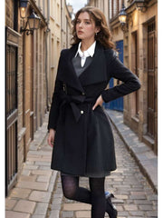 Long Sleeve Tweed High-end Winter Coat