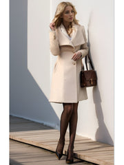 Long Sleeve Tweed High-end Winter Coat