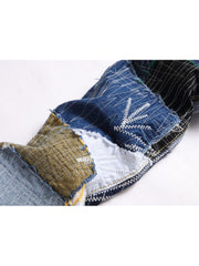 Patchwork Colorblock Mid-rise Men's Jeans