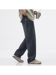 Washed Mid-rise Men's Jeans