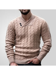 Cabe Knit Long Sleeve Men's Sweater