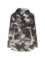 Camouflage Waterproof Zipper Parka Jackets