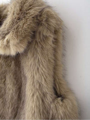 Classic Look Fake Fur Loose Waistcoats