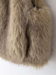 Classic Look Fake Fur Loose Waistcoats