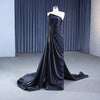 Gorgeous Strapless Satin A-Line Evening Dress