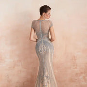 Stunning Beaded Elegant Evening Dress