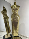 Janine glitter sequin slim fit luxury cocktail dress for women. Elegant party gown for birthdays, homecoming, and evening events.