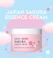 Japan Sakura Face Cream Brightening Shrink Pores Cosmetics Moisturizing Cherry Blossom Facial Lotion and Serum