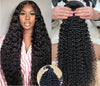 26 inch Brazilian curly wave bundles – 100% Remy human hair extensions in natural black 1B with soft curls and natural bounce