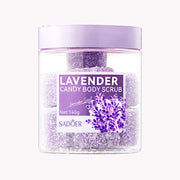 SADOER Rose Lavender Avocado Body Scrub Creams Moisturizing Exfoliating Face Back Body Exfoliator Facial Scrub Cream Skin Care