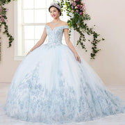 Graceful Appliques Lace Quinceañera Dress