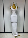 Lorie sleeveless bandage maxi dress with elegant figure-hugging silhouette for birthday and evening parties