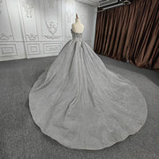 Strapless Court Train Quinceanera Dress