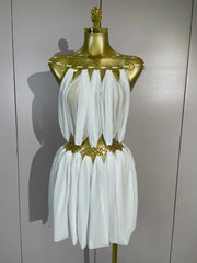 Lauryn sexy mesh hollow out backless mini dress for birthday and nightclub party styling